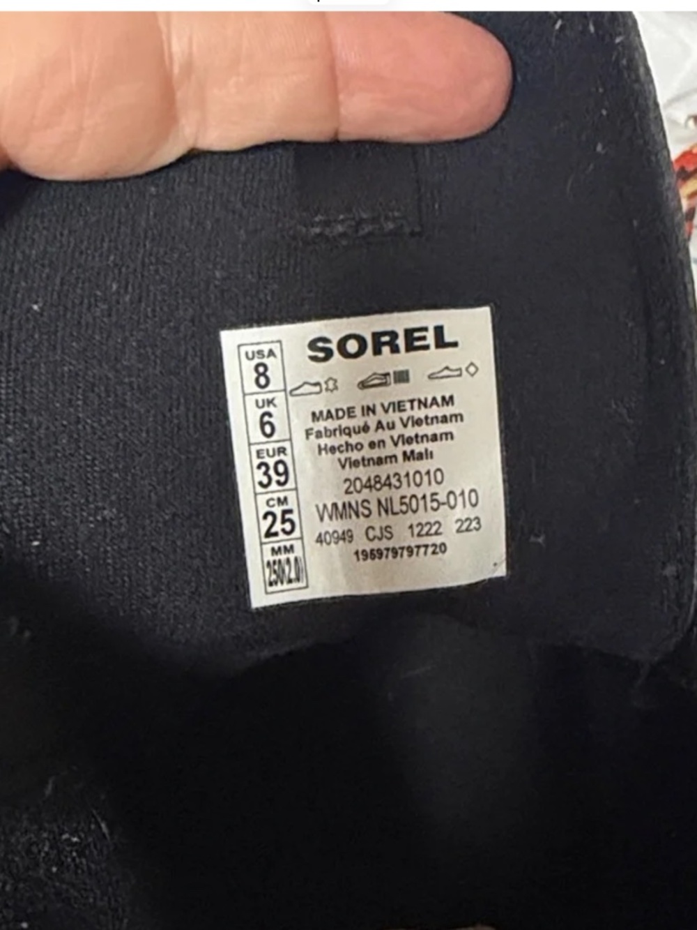 Sorel Black Leather Lace-Up Boots - Picture 4 of 8